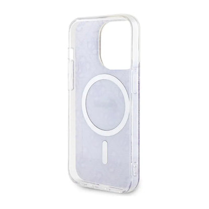 Guess 4G MagSafe – dėklas skirtas „iPhone 14 Pro“ (violetinė)