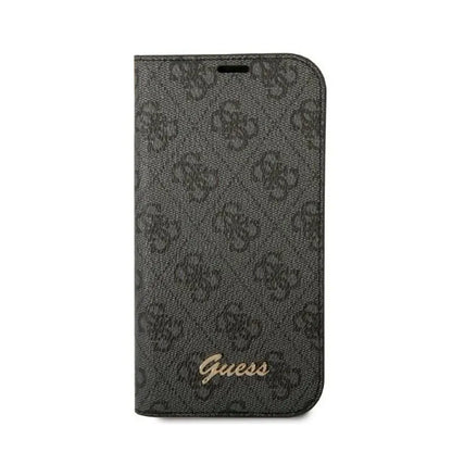 Guess 4G Metal Camera Outline atveriamas dėklas – dėklas iPhone 14 Pro (juodas)