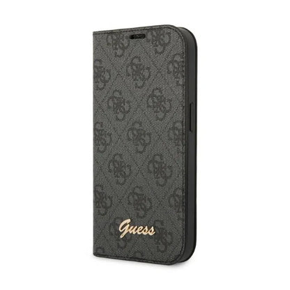 Guess 4G Metal Camera Outline atveriamas dėklas – dėklas iPhone 14 Pro (juodas)