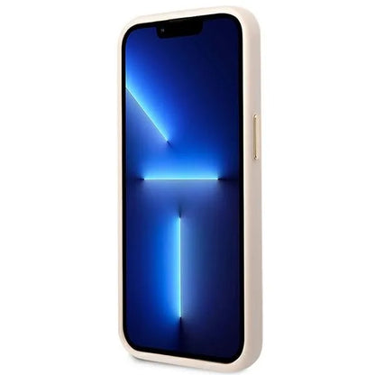 Guess 4G Metal Camera Outline dėklas - dėklas iPhone 14 Pro Max (rožinis)