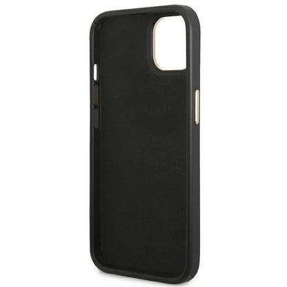 Guess 4G Metal Camera Outline dėklas – dėklas, skirtas iPhone 14 Plus (juodas)