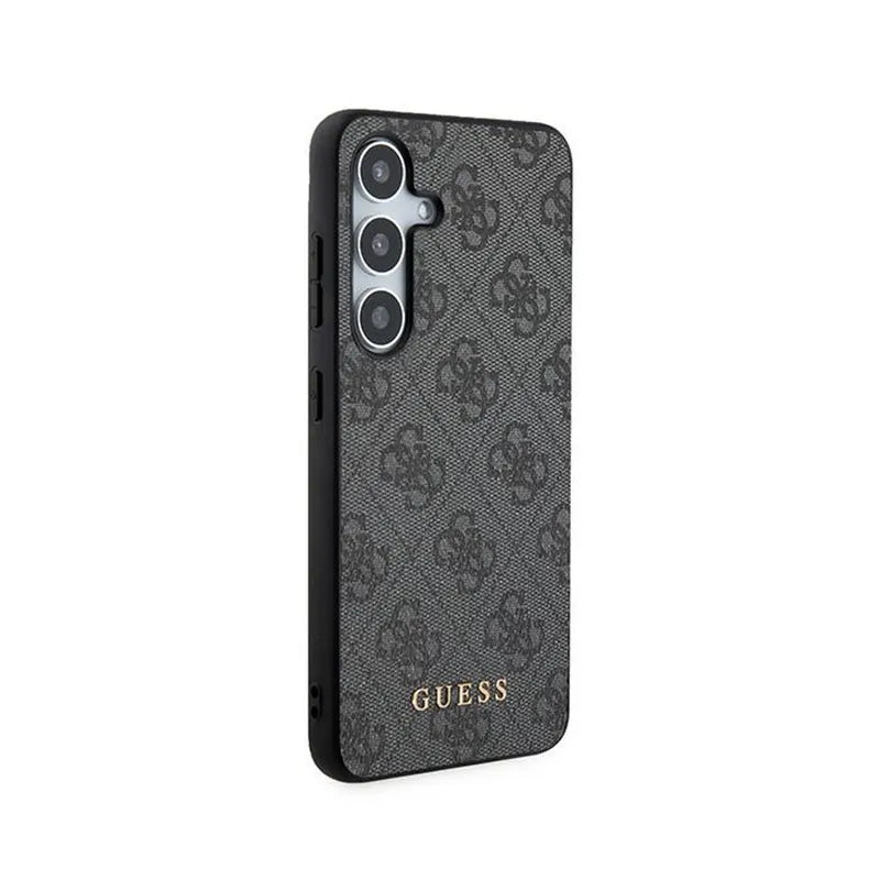 Guess 4G Metal Gold Logo – Dėklas Samsung Galaxy S24 (juodas)