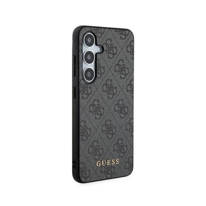 Guess 4G Metal Gold Logo – Dėklas Samsung Galaxy S24 (juodas)