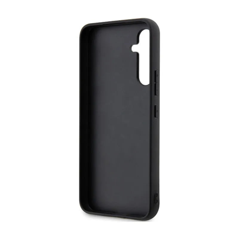 Guess 4G Metal Gold Logo – Samsung Galaxy S23 FE dėklas (pilkas)