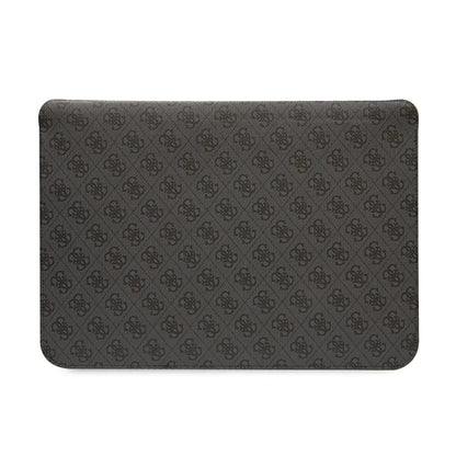 Guess 4G Printed Stripes kompiuterio dėklas – 14 colių nešiojamojo kompiuterio dėklas (juodas)