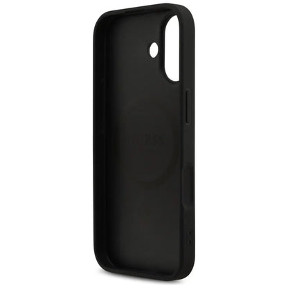 Guess 4G Printed Stripes MagSafe dėklas iPhone 17 (juodas)