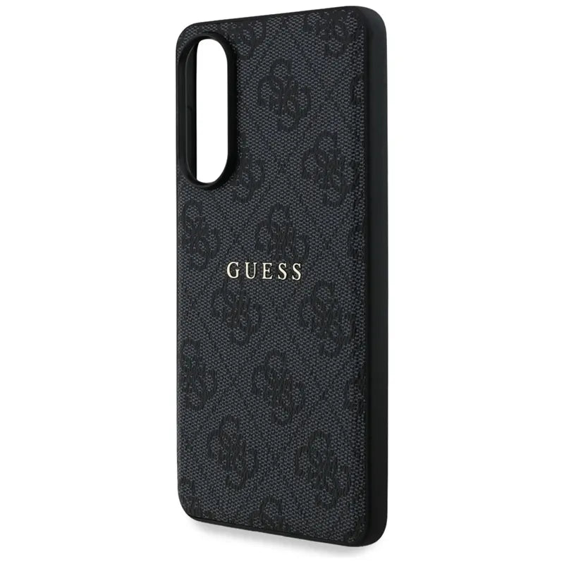 Guess 4G Ring Classic Logo MagSafe - Dėklas Samsung Galaxy S25 Edge (juodas)