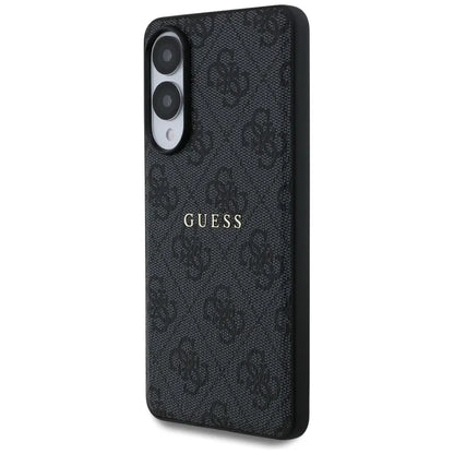Guess 4G Ring Classic Logo MagSafe - Dėklas Samsung Galaxy S25 Edge (juodas)