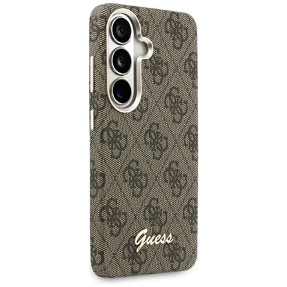 Guess 4G Script MagSafe dėklas - Samsung Galaxy S26 (Rudos)