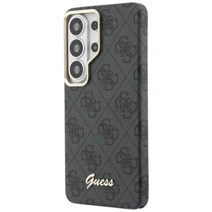 Guess 4G Script MagSafe dėklas - Samsung Galaxy S26 Ultra (juodas)