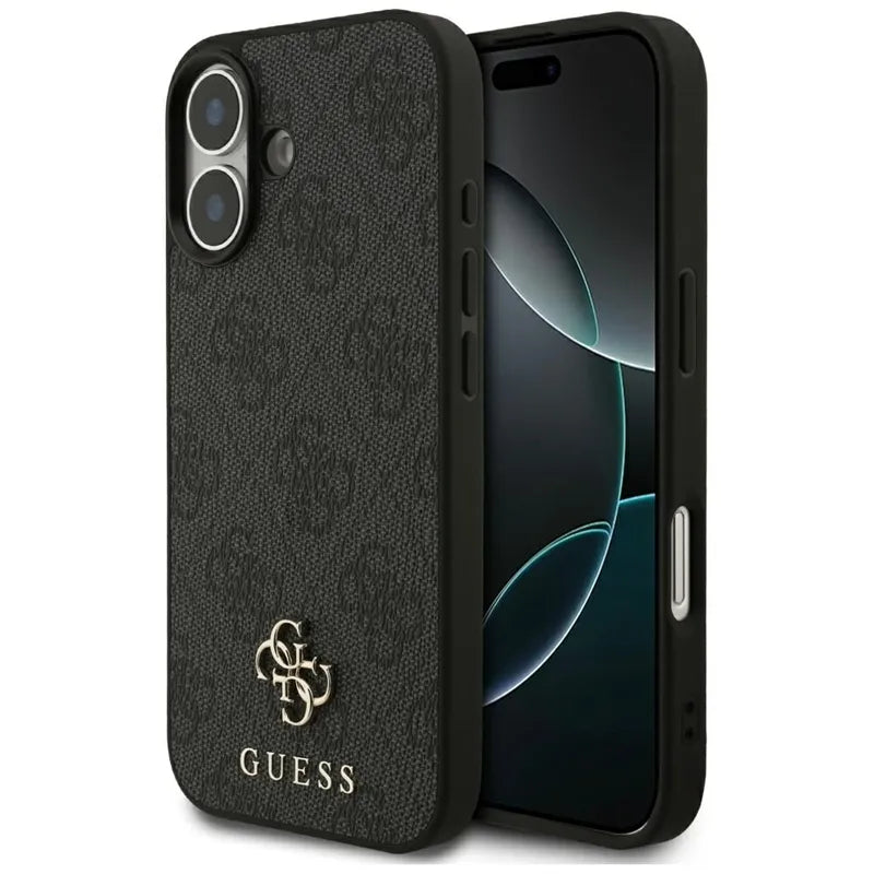 Guess 4G Small 4G ir Classic MagSafe dėklas iPhone 17 (juodas)