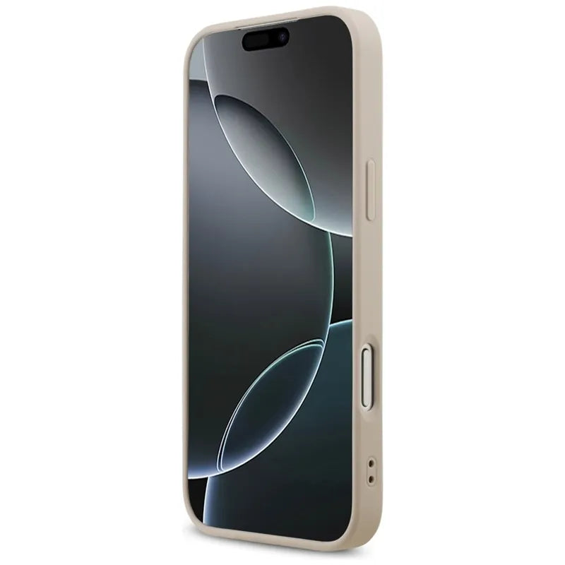 Guess 4G Small 4G ir Klasikinis MagSafe dėklas iPhone 17 Pro Max (rožinis)