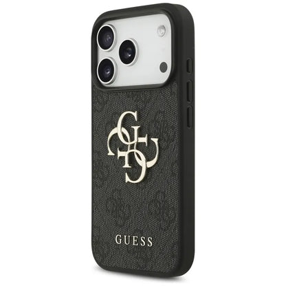 Guess 4G Strap 4G Classic Logo - Dėklas iPhone 17 Pro (juodas)