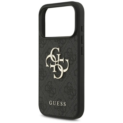 Guess 4G Strap 4G Classic Logo - Dėklas iPhone 17 Pro (juodas)