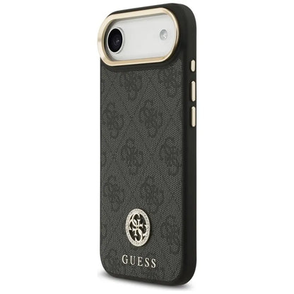 Guess 4G Strass Logo MagSafe dėklas iPhone Air (juodas)