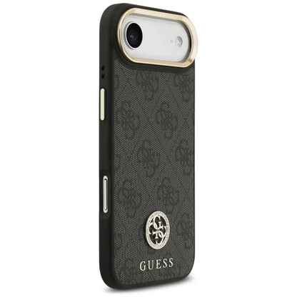 Guess 4G Strass Logo MagSafe dėklas iPhone Air (juodas)
