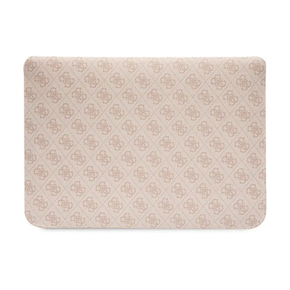 Guess 4G Stripe metalinis logotipas kompiuterio dėklas – 14" nešiojamojo kompiuterio dėklas (rožinis)