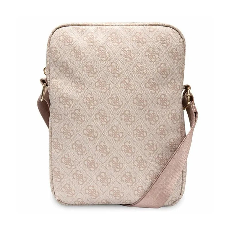 Guess 4G Stripes planšetinio kompiuterio krepšys – 10 colių planšetinio kompiuterio krepšys (rožinis)