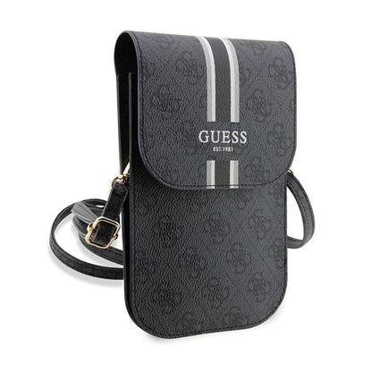 Guess 4G Stripes – Rankinukas telefonui per petį (juoda)