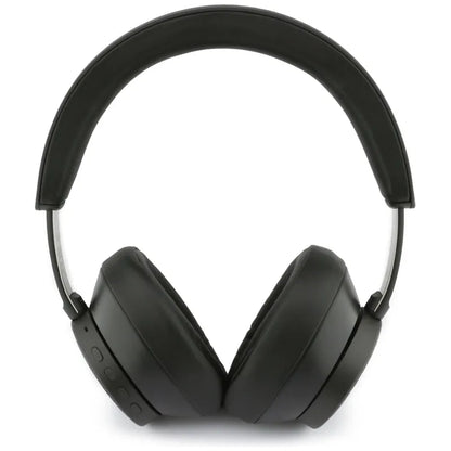 Guess 4G Triangle Logo - Belaidės ausinės virš ausies Bluetooth V5.4 ENC (Juodos)