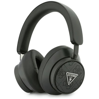 Guess 4G Triangle Logo - Belaidės ausinės virš ausies Bluetooth V5.4 ENC (Juodos)