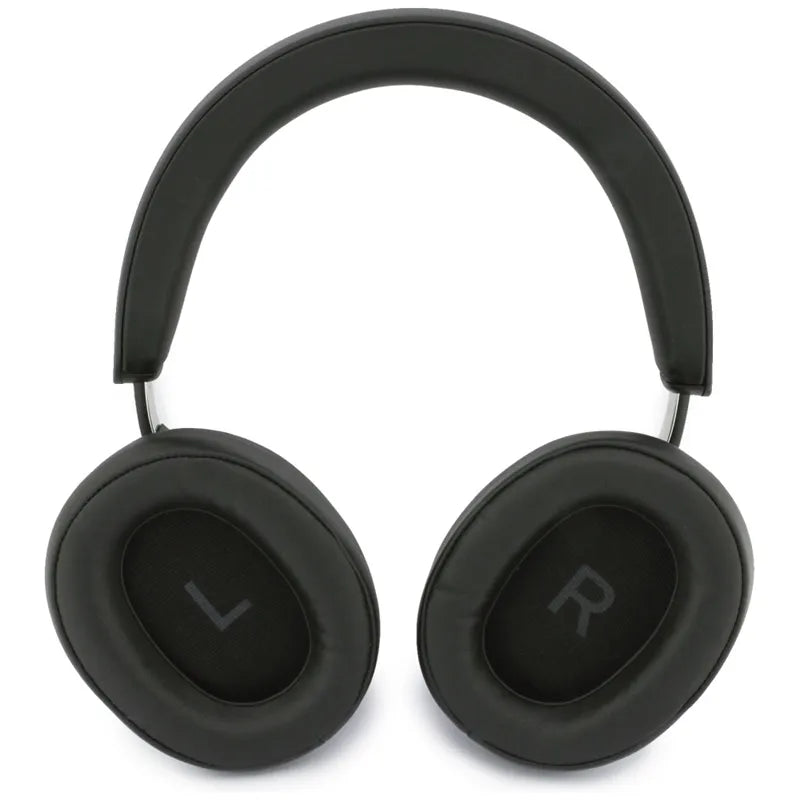Guess 4G Triangle Logo - Belaidės ausinės virš ausies Bluetooth V5.4 ENC (Juodos)