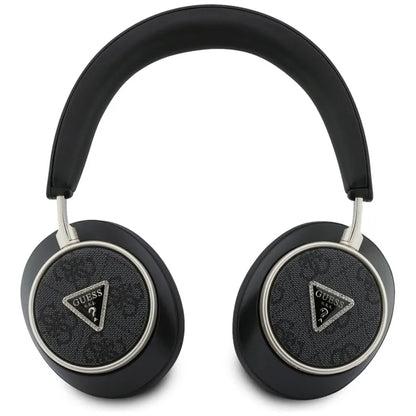 Guess 4G Triangle Logo – belaidės „Bluetooth V5.4“ ENC ausinės (juodos spalvos)