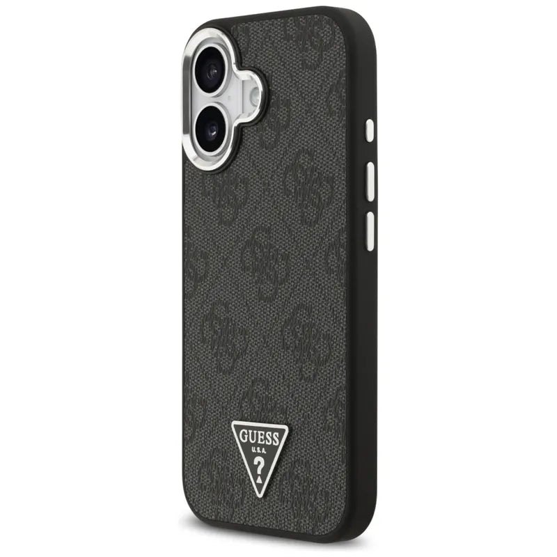 Guess 4G Triangle Logo MagSafe dėklas iPhone 17 (juodas)