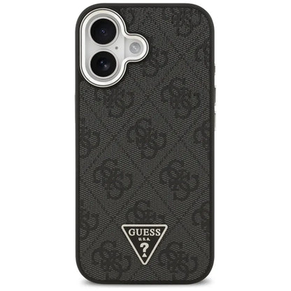 Guess 4G Triangle Logo MagSafe dėklas iPhone 17 (juodas)
