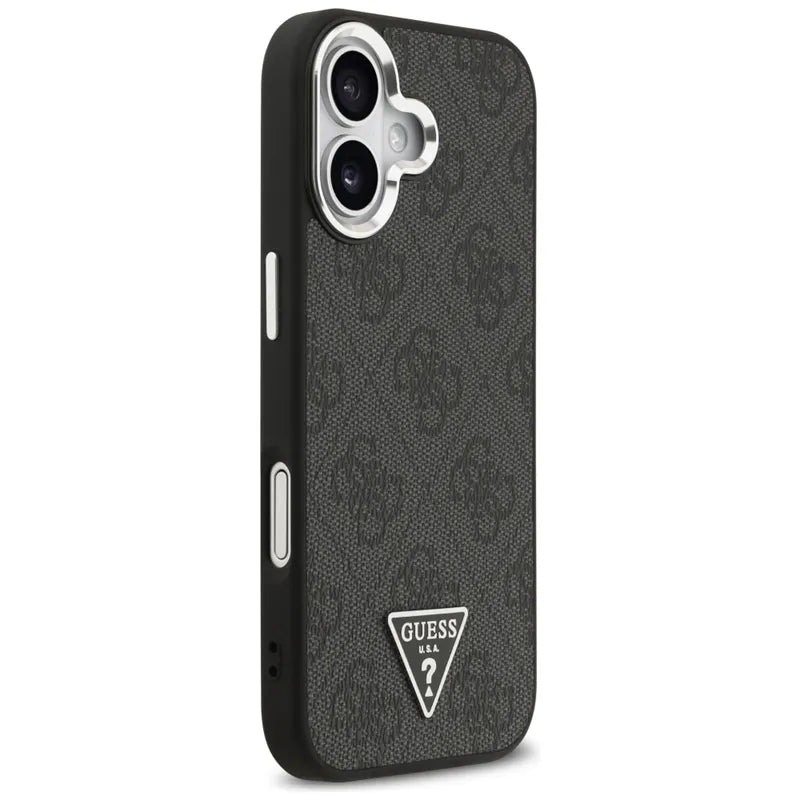 Guess 4G Triangle Logo MagSafe dėklas iPhone 17 (juodas)