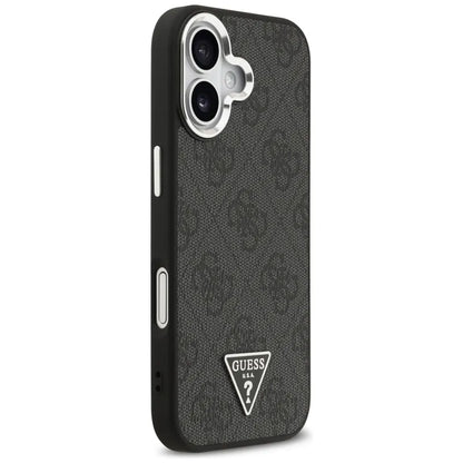 Guess 4G Triangle Logo MagSafe dėklas iPhone 17 (juodas)