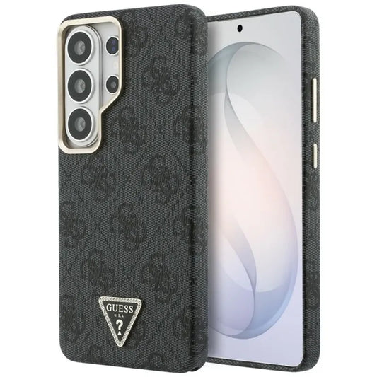 Guess 4G Triangle Logo MagSafe dėklas - Samsung Galaxy S26 Ultra (Juodas)