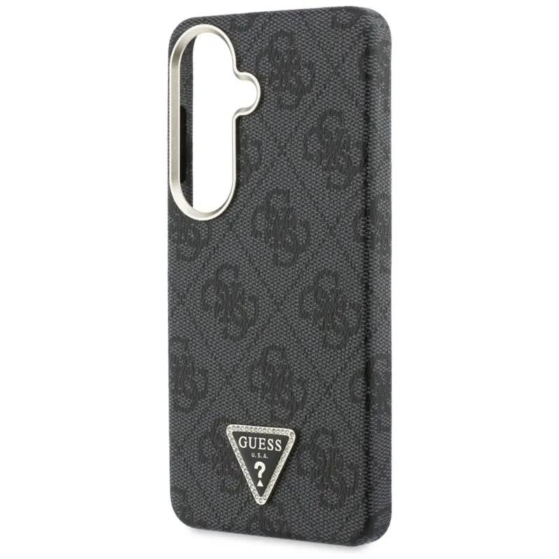 Guess 4G Triangle Logo MagSafe - Samsung Galaxy S26 dėklas (Juodas)