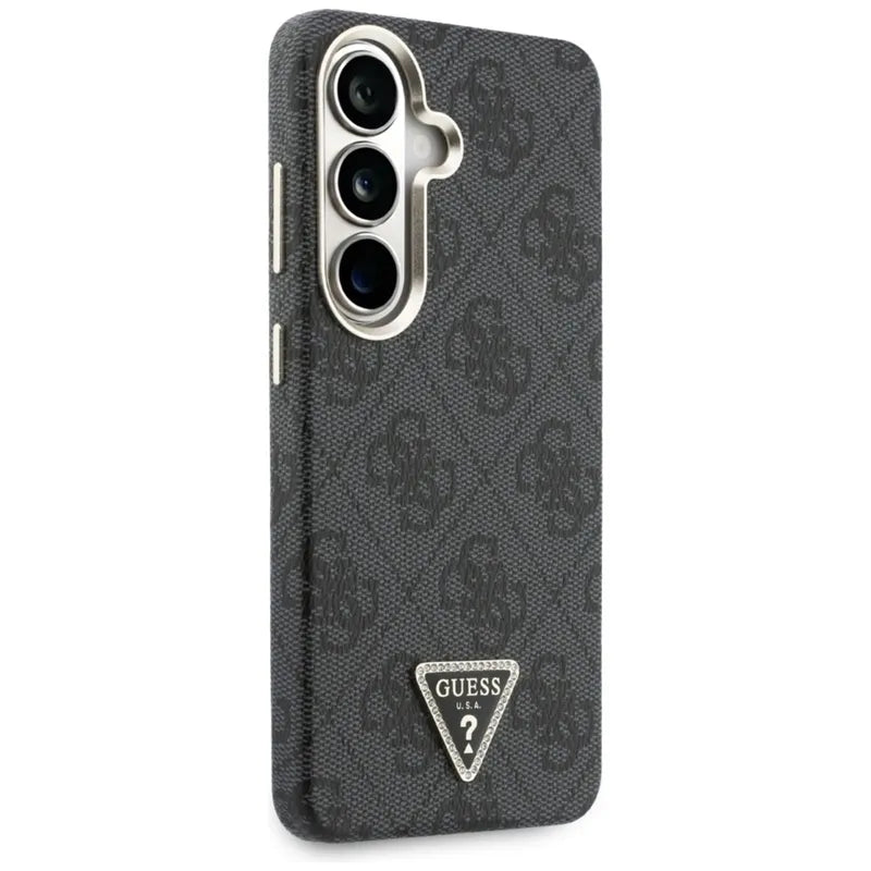 Guess 4G Triangle Logo MagSafe - Samsung Galaxy S26 dėklas (Juodas)