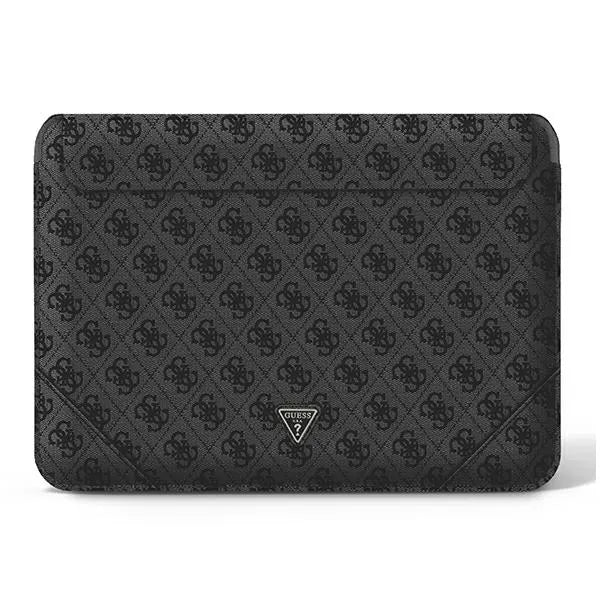 Guess 4G Uptown Triangle Logo Sleeve - Nešiojamojo kompiuterio dėklas 13" / 14" (juodas)