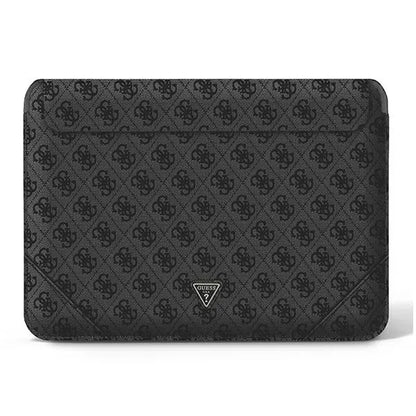 Guess 4G Uptown Triangle Logo Sleeve - Nešiojamojo kompiuterio dėklas 13" / 14" (juodas)