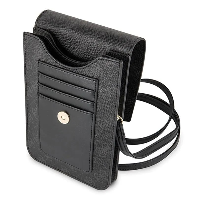 Guess 4G Uptown Wallet dėklas (juodas)