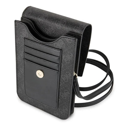 Guess 4G Uptown Wallet dėklas (juodas)