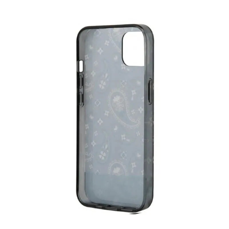 Guess Bandana Paisley – dėklas, skirtas iPhone 14 Plus (juodas)