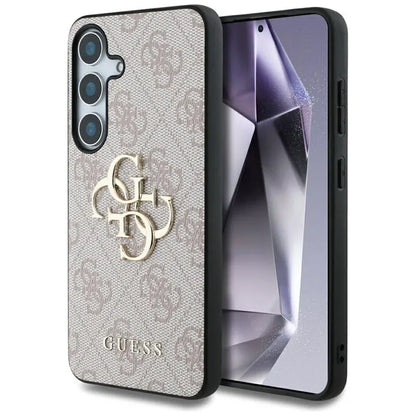 Guess Big 4G Logo Classic Logo – dėklas Samsung Galaxy S25+ (rožinis)