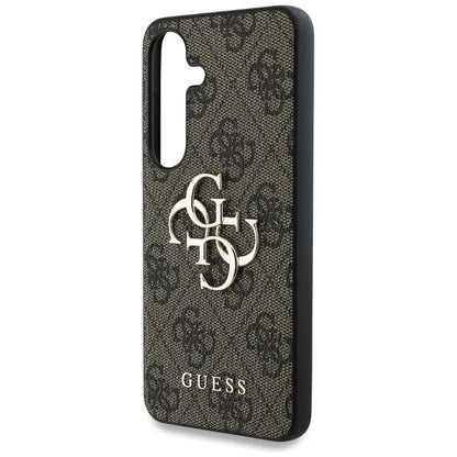 Guess Big 4G Logo Classic Logo - dėklas Samsung Galaxy S25 (ruda)