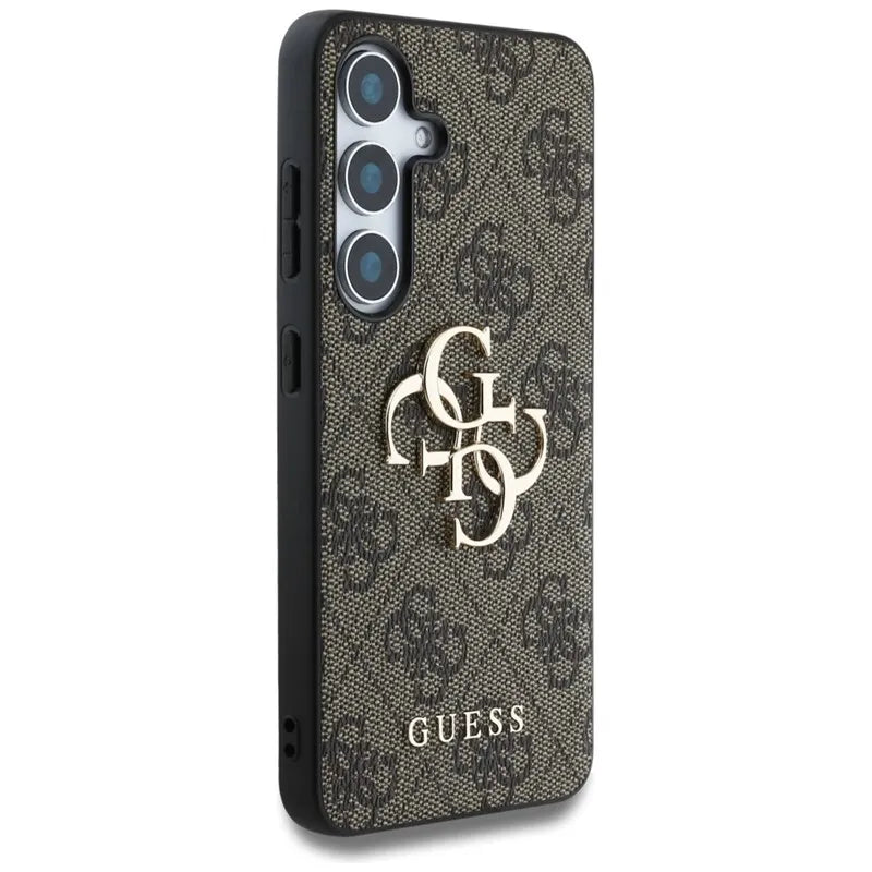 Guess Big 4G Logo Classic Logo - dėklas Samsung Galaxy S25 (ruda)