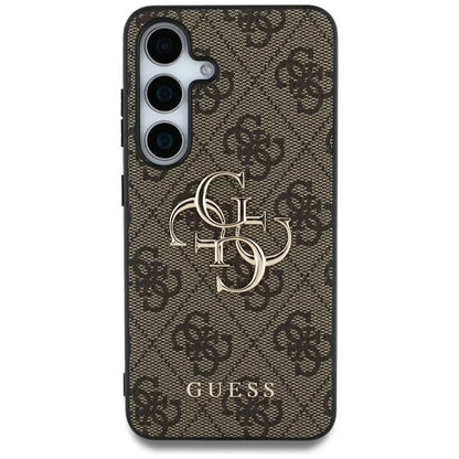 Guess Big 4G Logo Classic Logo - dėklas Samsung Galaxy S25 (ruda)