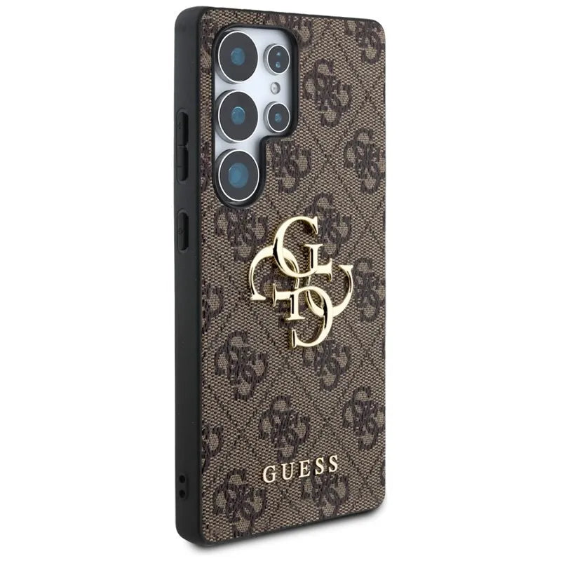 Guess Big 4G Logo Classic Logo - dėklas skirtas Samsung Galaxy S25 Ultra (rudas)