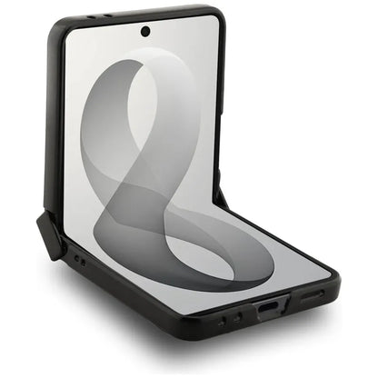 Guess Big 4G Logo – dėklas Samsung Galaxy Z Flip 8 (rudas)