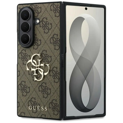 Guess Big 4G Logo – dėklas Samsung Galaxy Z Fold 8 Ultra (rudas)