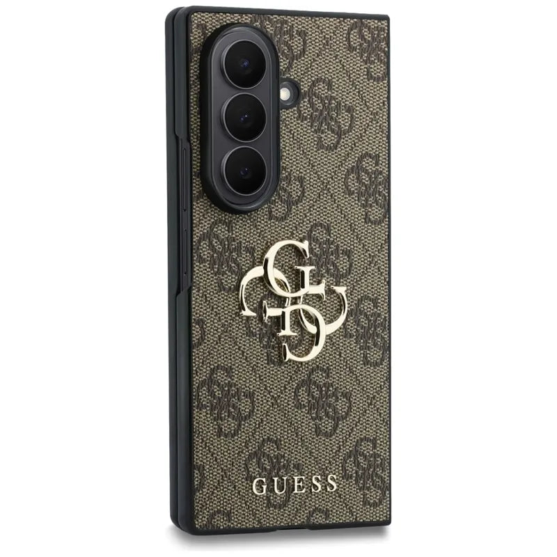 Guess Big 4G Logo – dėklas Samsung Galaxy Z Fold 8 Ultra (rudas)