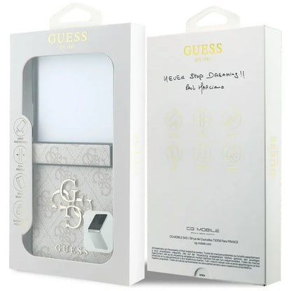 Guess Big 4G Logo – Samsung Galaxy Z Flip 8 dėklas (rožinis)