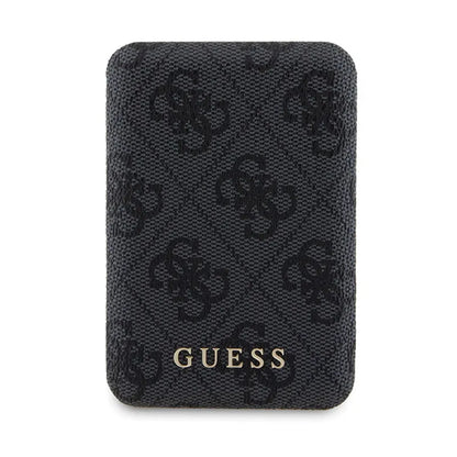 Guess Bundle Pack MagSafe 4G Metal Gold Logo - dėklų komplektas + Power Bank 5000mAh MagSafe iPhone 13 Pro Max (juodas)