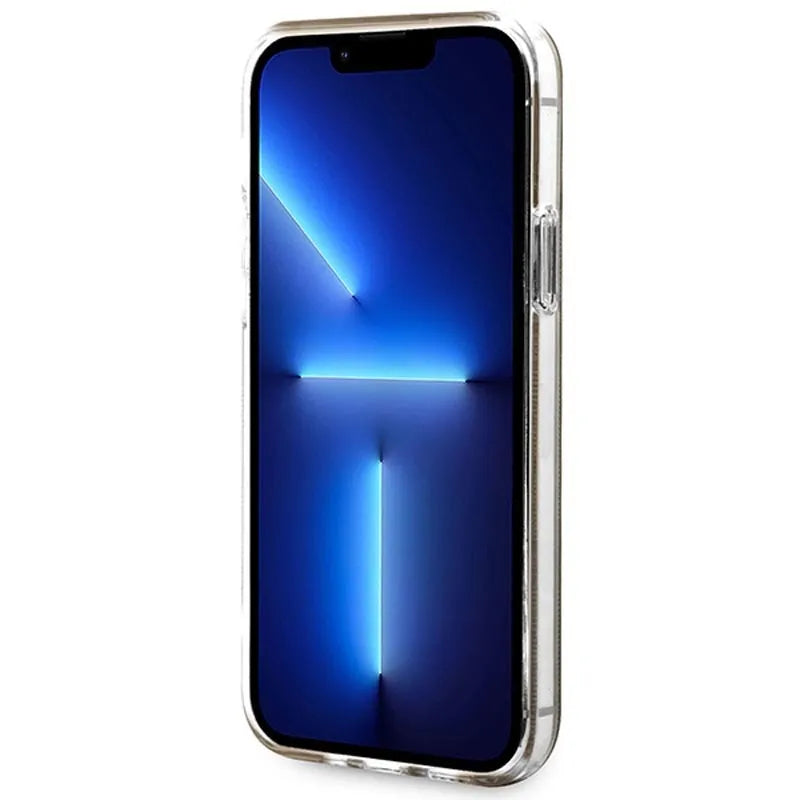 Guess Bundle Pack MagSafe 4G – rinkinys, skirtas iPhone 12 / iPhone 12 Pro + „MagSafe“ įkroviklis (ruda/auksinė)